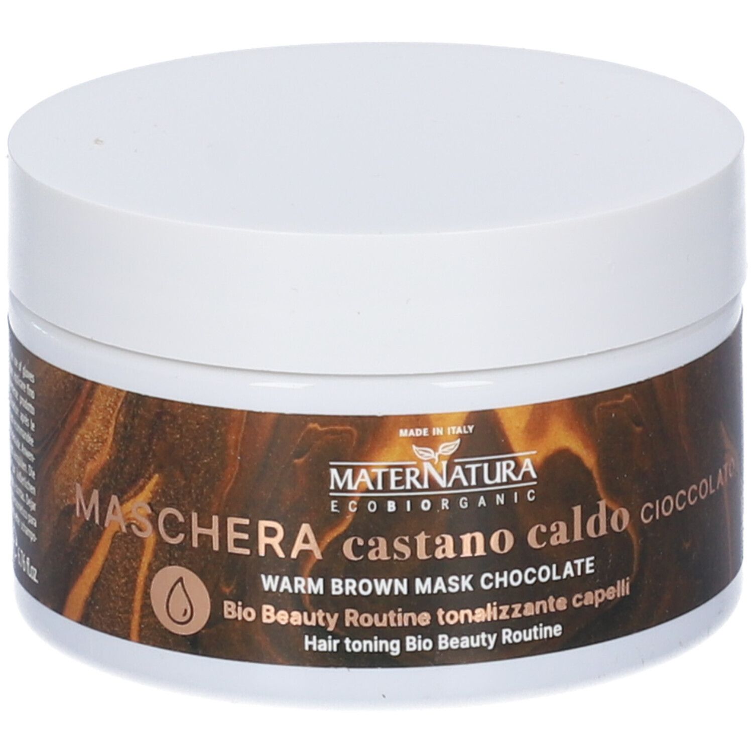 MaterNatura Maschera Castano Caldo Cioccolato 200 ml