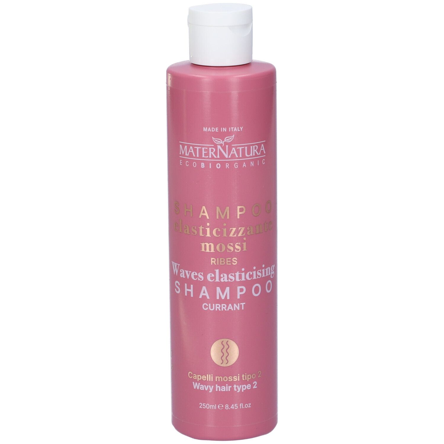 MaterNatura Shampoo Elasticizzante Capelli Mossi al Ribes 250 ml