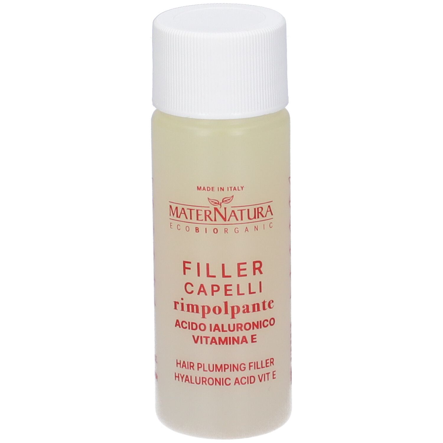 MaterNatura Filler Capelli Rimpolpante Acido Ialuronico & Vitamina E 50 ml Lozione per capelli
