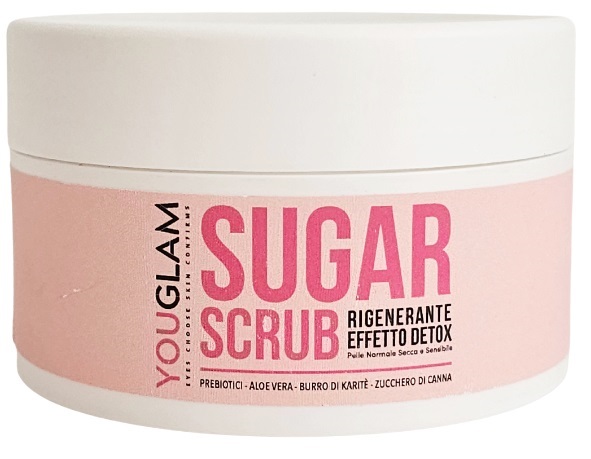 Youglam sugar scrub rigenerante effetto detox 200 ml