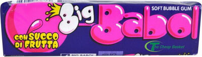 Big Babol Chewing Gum Fragola, 37 g
