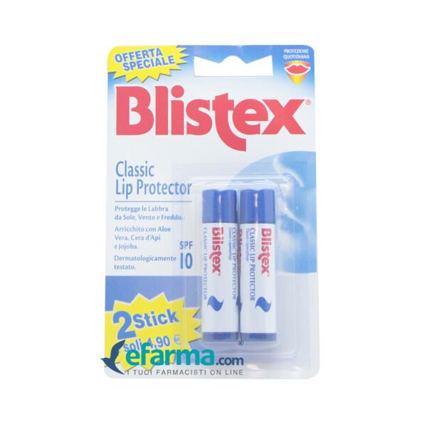 Blistex Classic Lip Protector SFP10 Balsamo Labbra 2 Stick