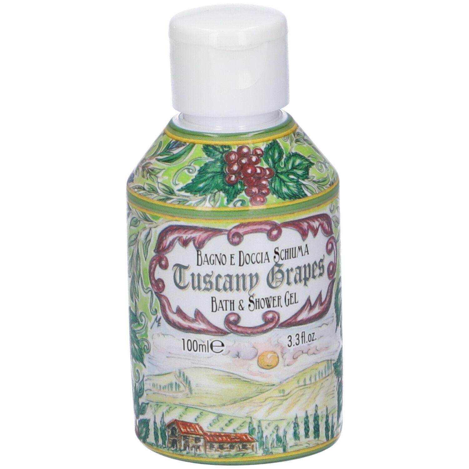 Rudy Profumi Bagno Docciaschiuma Linea Tuscany Grapes 100 ml Schiuma da bagno
