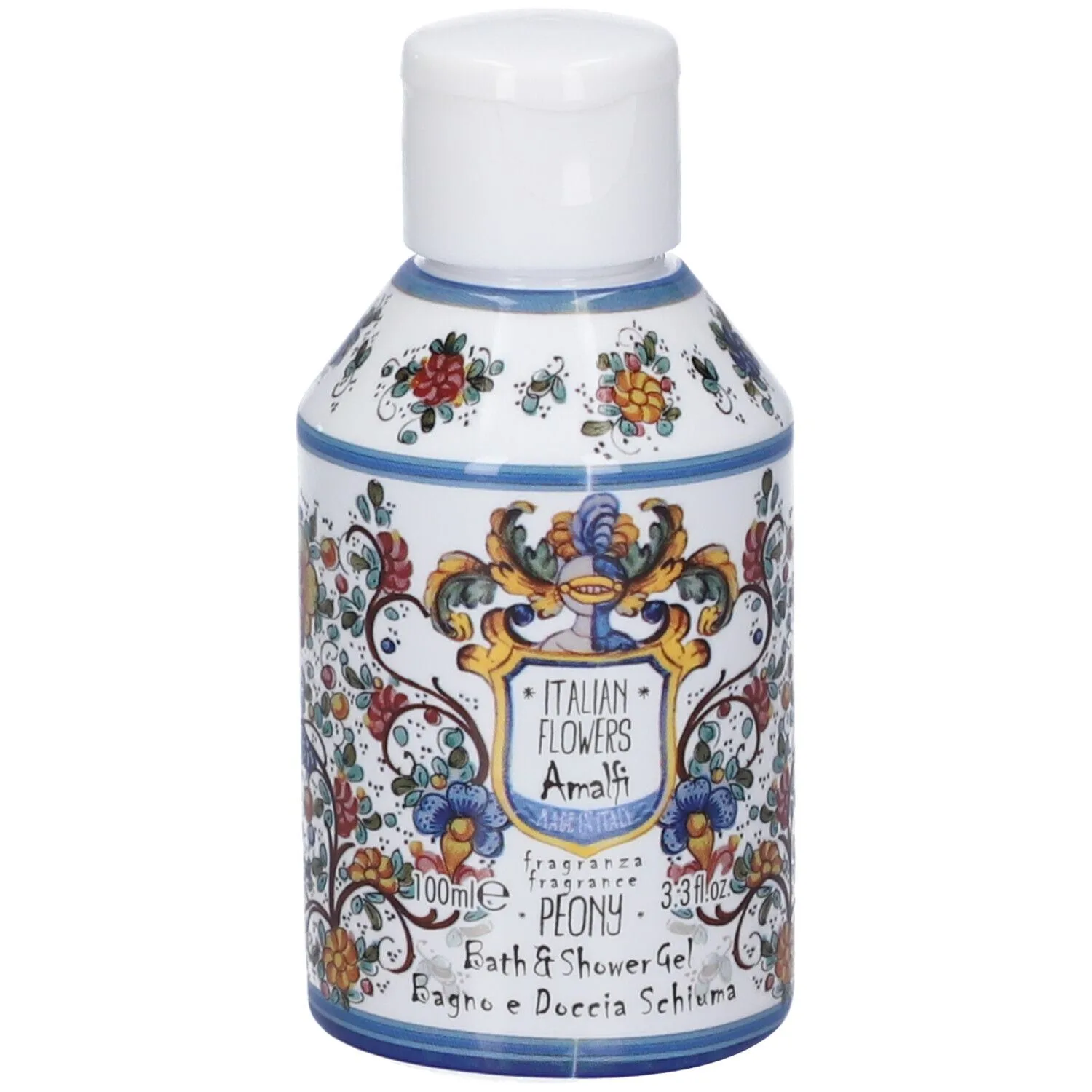 Rudy Profumi Bagno Docciaschiuma Linea Amalfi Peonia 100 ml Schiuma da bagno