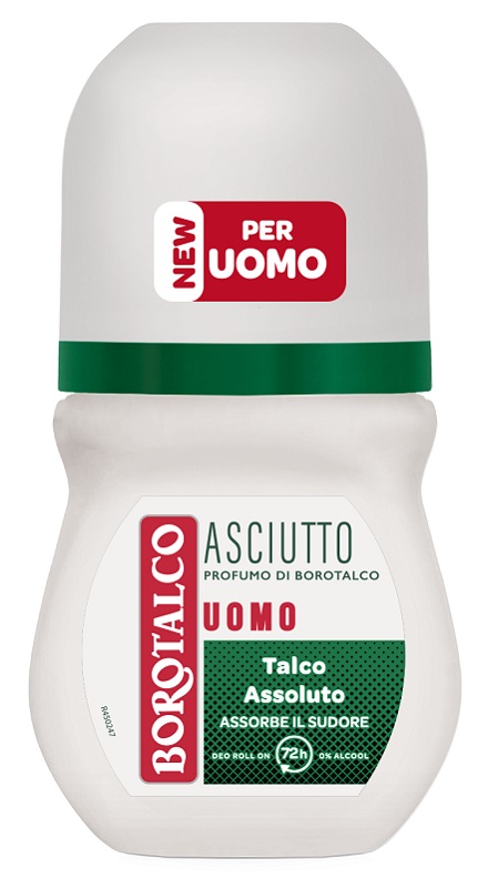 BOROTALCO - Asciutto - Deodorante per uomo Roll-On 50 ml