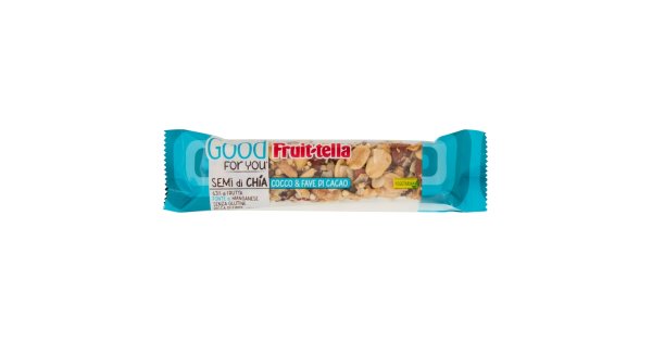 Fruittella Good For You Cocco & Fave di Cacao Barretta Senza Glutine, 36 g