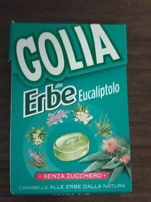 Golia Herbs Eucaliptolo Caramelle Alle Erbe della Natura Senza Zucchero, 49 g