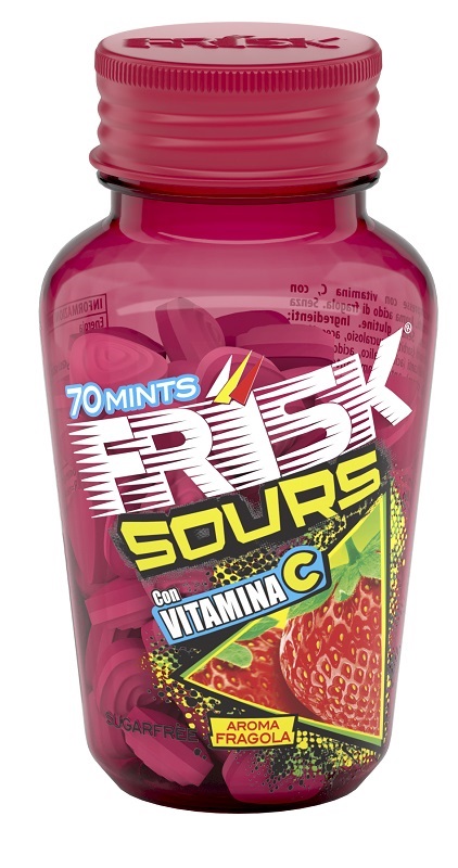 FRISK SOUR STRAWBERRY 49G