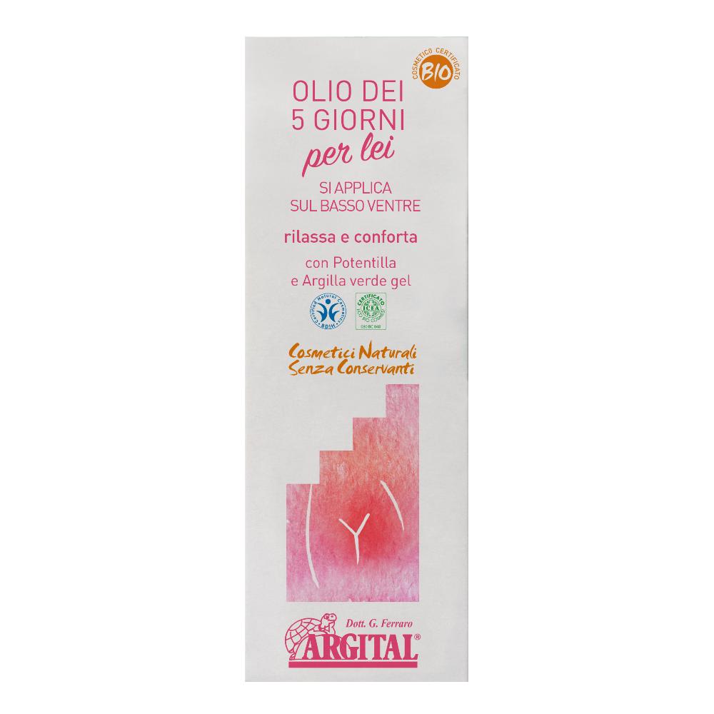 Argital L'Olio dei 5 Giorni per Lei Olio contro i disturbi del ciclo 30 ml