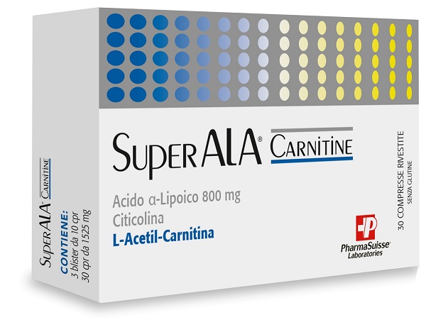 Superala Carnitine Integratore Per Stanchezza E Affaticamento 30 Compresse — confronto prezzi