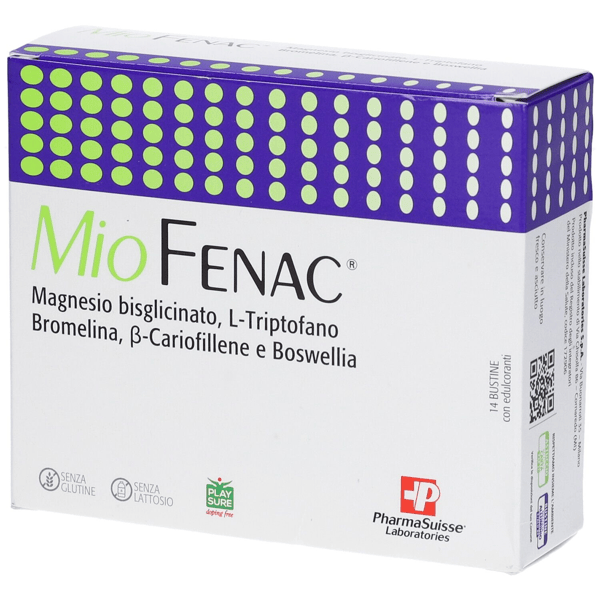 Miofenac 14 Bustine Integratore Magnesio Boswellia Sollievo Dolori Muscolari