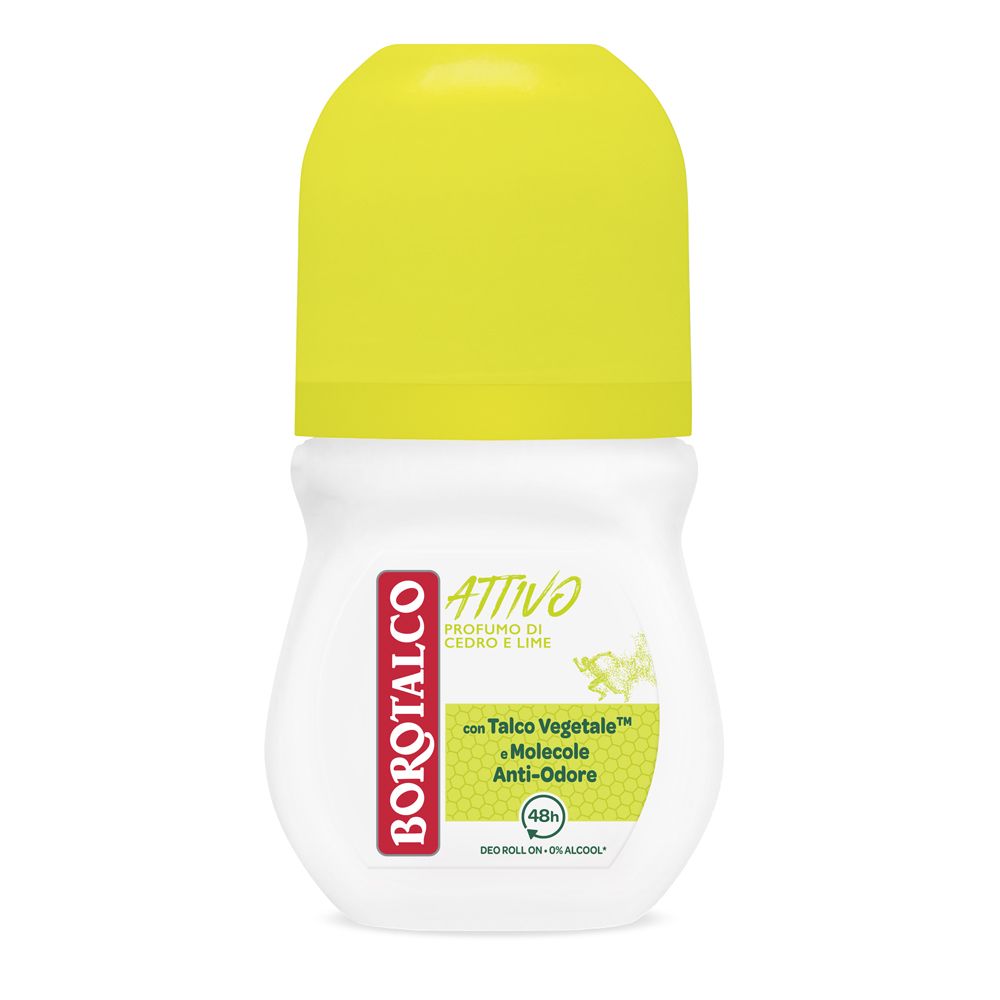 Borotalco Deodorante Attivo Giallo Roll On (50ML) 50 ml Roll-On