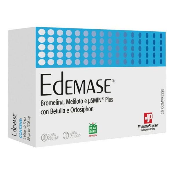 Pharmasuisse Edemase Integratore Alimentare Microcircolo 20 Compresse