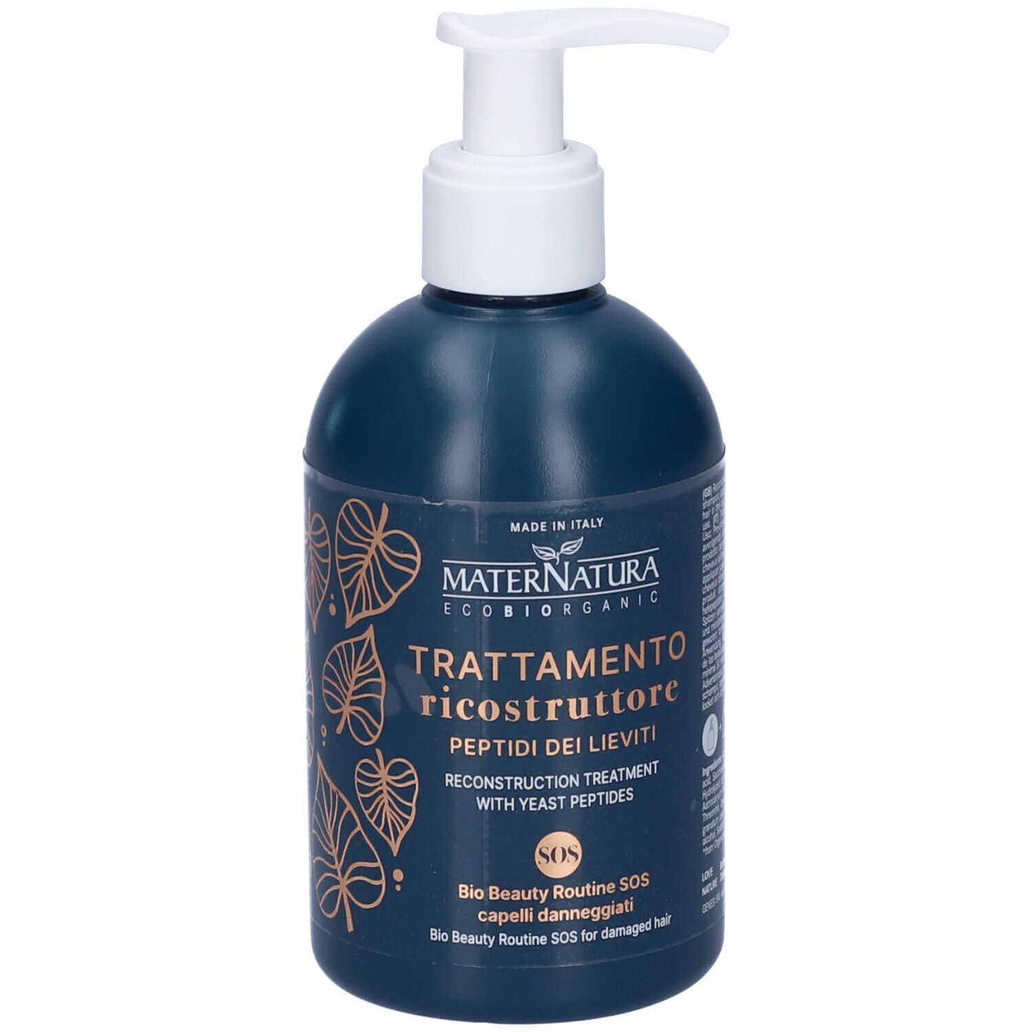 MaterNatura Trattamento Ricostruttore ai Peptidi dei Lieviti 250 ml Lozione per capelli