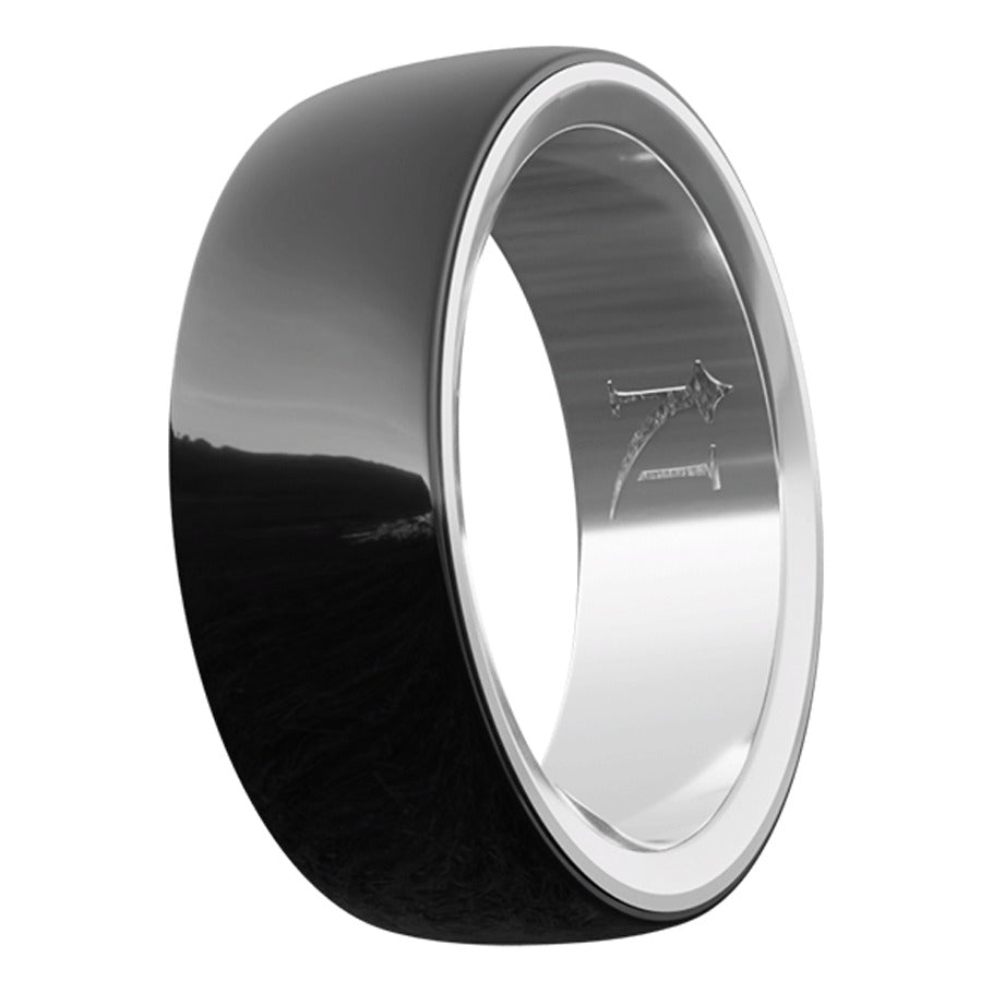 Niah moon smart ring diametro 18,20 mm funzione touch e health care nero