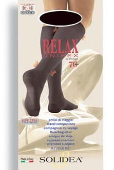 Solidea Relax 70 Denari 12-15 Mmhg Gambaletti Preventivi Unisex Colore Nero Taglia 3-l