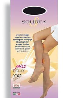 Solidea Miss Relax 100 DEN Gambaletto Compressivo Colore Cammello Taglia 2