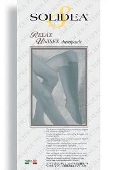 Solidea Relax Unisex Class 2 Gambaletto Compressivo Terapeutico Colore Nero Taglia S