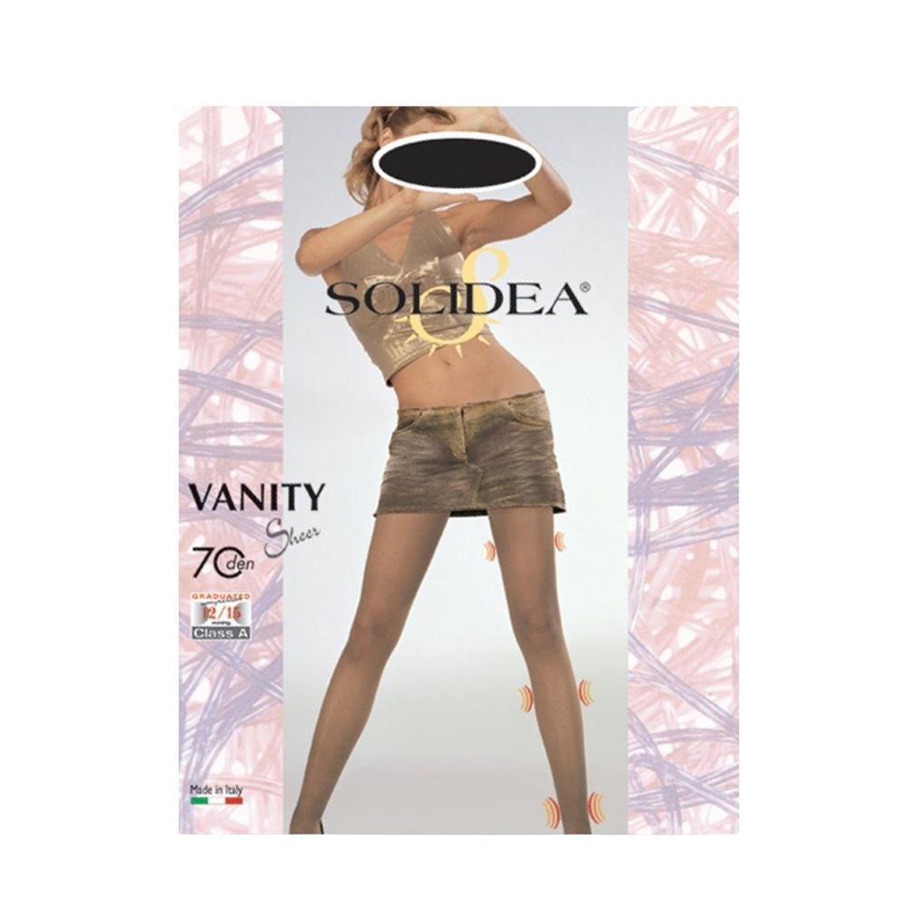 Solidea Vanity 70DEN 12-15 mmHg - Collant compressivo per il microcircolo taglia M colore blu scuro, 1 paio — confronto prezzi