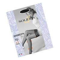 Solidea Marilyn 70DEN 12-15 mmHg - Collant autoreggente compressivo per il microcircolo taglia 3M colore glacè, 1 paio