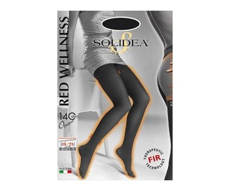 Solidea Collant Red Wellness 140 Denari Opaque Colore SMC9 Nero Taglia 4-XL