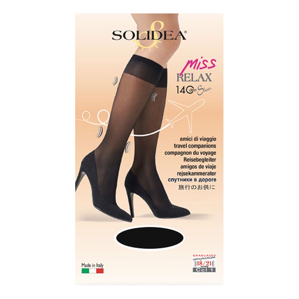 Miss Relax 140 Sheer Gambaletto Camel 2-M 1 Paio St