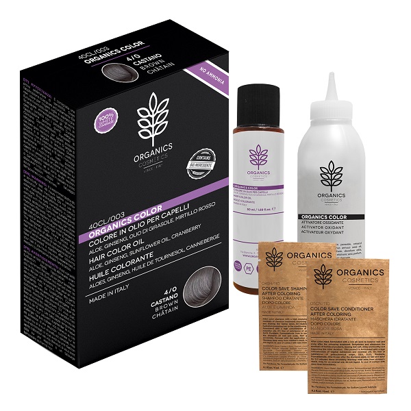 ORGANICS PHARM COLORE IN OLIO PER CAPELLI 4/0 CASTANO