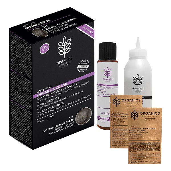 Organics pharm organic color 5/1 castano chiaro cenere