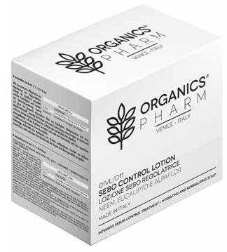 Organics Cure - Sebo Control Lozione Sebo-regolatrice Cuoio Capelluto, 6 fiale