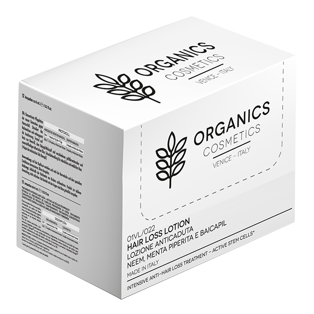 Organics pharm hair loss lotion neem oil, peppermint and baicapil 12 fiale da 6 ml — confronto prezzi