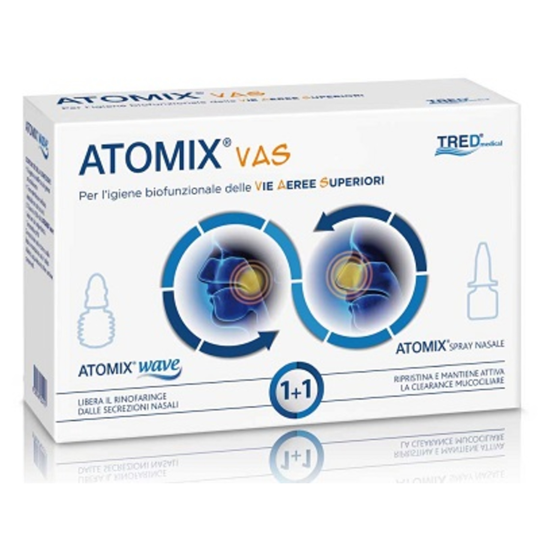 Atomix Vas Kit Per Igiene Funzionale Delle Vie Aeree Superiori Atomic Wave + Spray 1 St — confronto prezzi