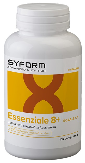 Syform Essenziale 8+ Integratore di Aminoacidi Vegan, 100 Compresse