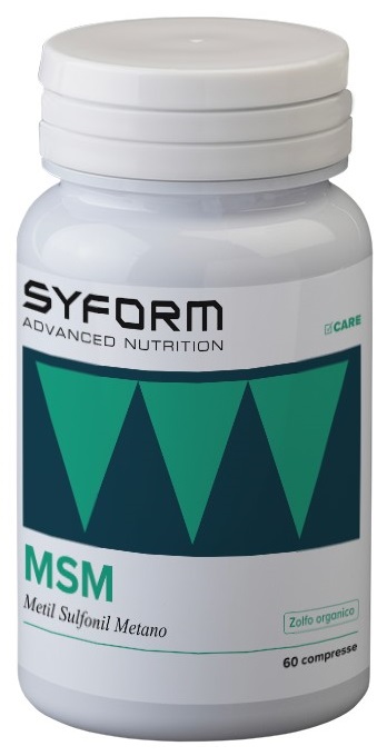 Syform MSM Integratore di Zolfo Organico Infiammazioni Articolari, 60 Compresse — confronto prezzi