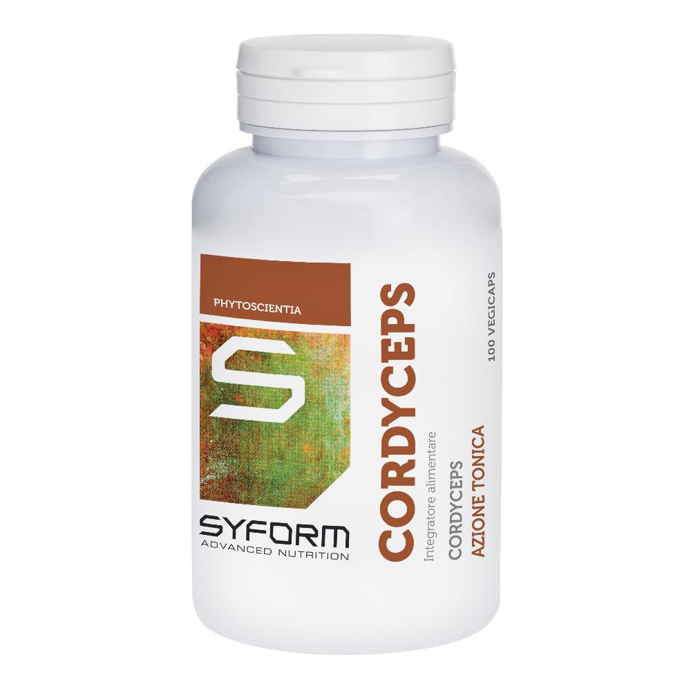 Syform Cordyceps - Integratore ad azione tonica per il sostegno delle difese naturali, 100 capsule