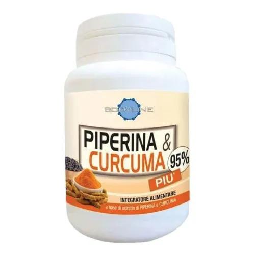 Bodyline Piperina E Curcuma Più Integratore Digestivo 60 Capsule