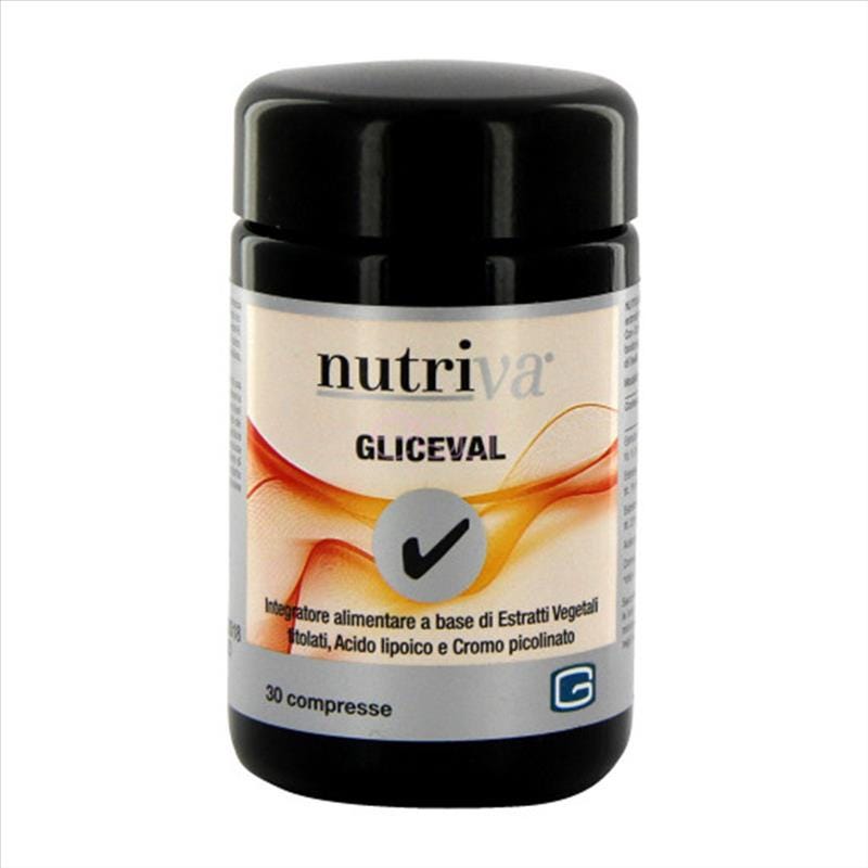 Nutriva Gliceval Integratore Per Il Metabolismo Dei Carboidrati 30 Compresse