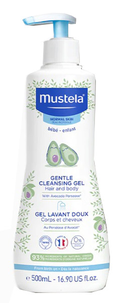 MUSTELA - GEL DETERGETE CORPO E CAPELLI DELICATO , 0+MESI 500ML