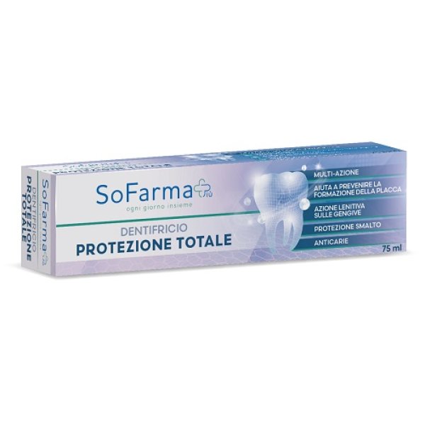 Sofarmapiù Dentifricio Protezione Totale 75ml - Una barriera efficace per un sorriso sano