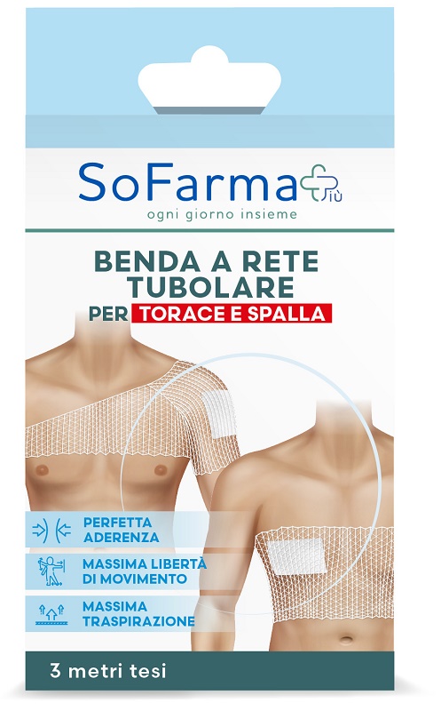 Benda a rete tubolare sofarmapiu' per torace e spalle 3 metri tesi — confronto prezzi