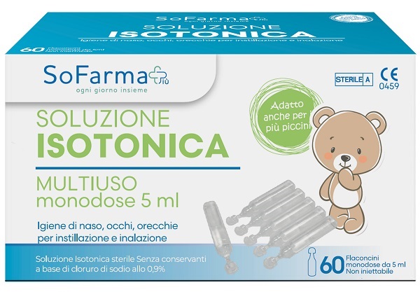 Soluzione salina 0,9% 60 flaconi 5 ml sofarmapiu' — confronto prezzi