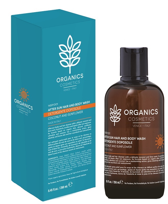 Organics cosmetics after sun hair and body 250 ml — confronto prezzi