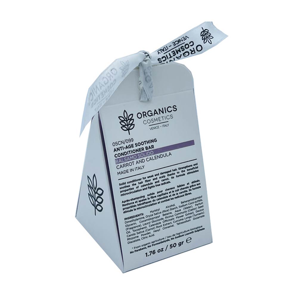 Organisc Care - Anti-age Soothing Conditioner Bar Balsamo Solido, 50g