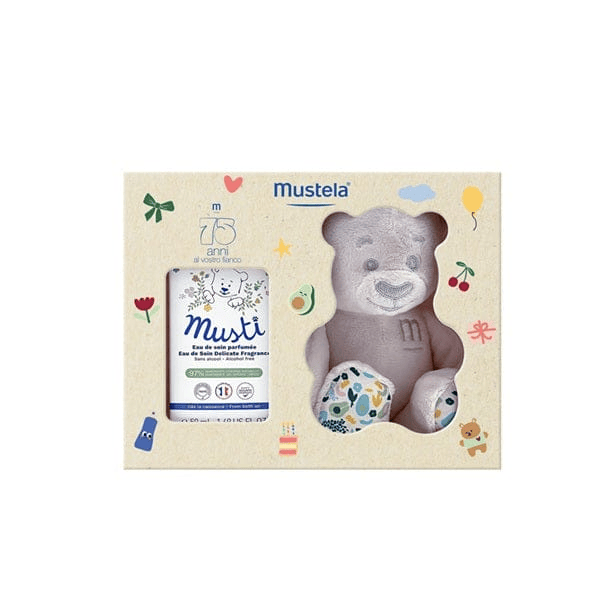 Mustela Cofanetto Mustì Acqua Profumata + Peluche