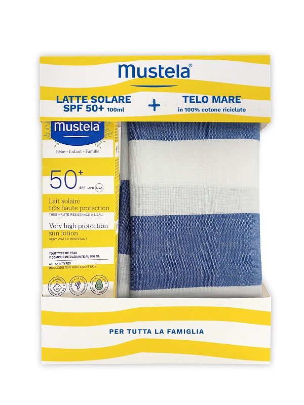 Mustela latte solare 100 ml + telo mare — confronto prezzi