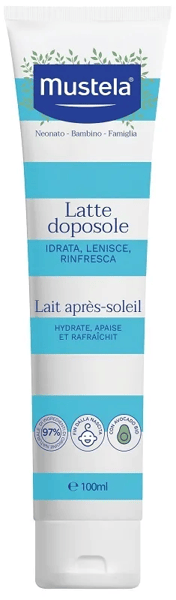Mustela Latte Doposole 100 ml Per Neonati e Bambini Idratante, Lenitivo e Rinfrescante