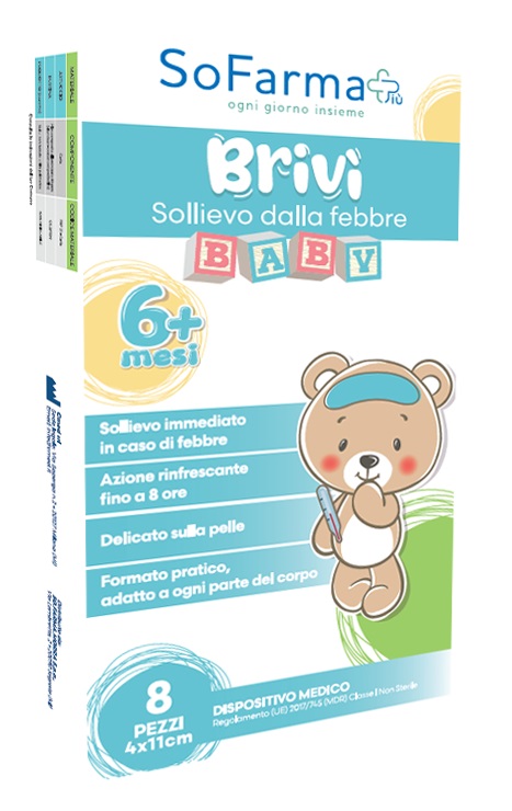 Brivi sollievo febbre 8 pezzi
