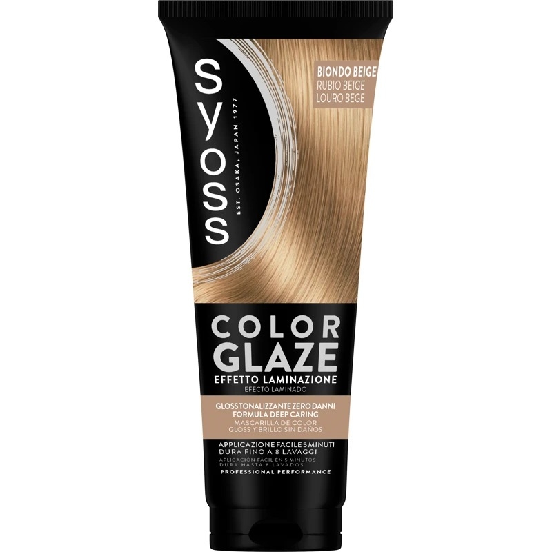 Syoss By Palette Color Glaze Gloss Tonalizzante Biondo Beige 130ml