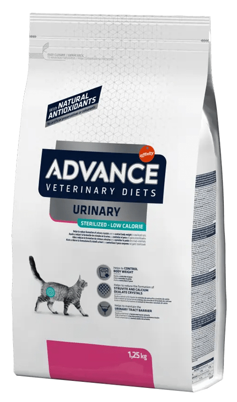 Advance Gatto Diet Urinary Sterilizzato Low Calorie 1,25 Kg