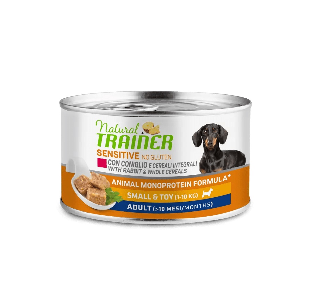 Trainer Cane Natural Sensitive Adulto Mini Coniglio &amp; Cereali Integrali 150 Gr