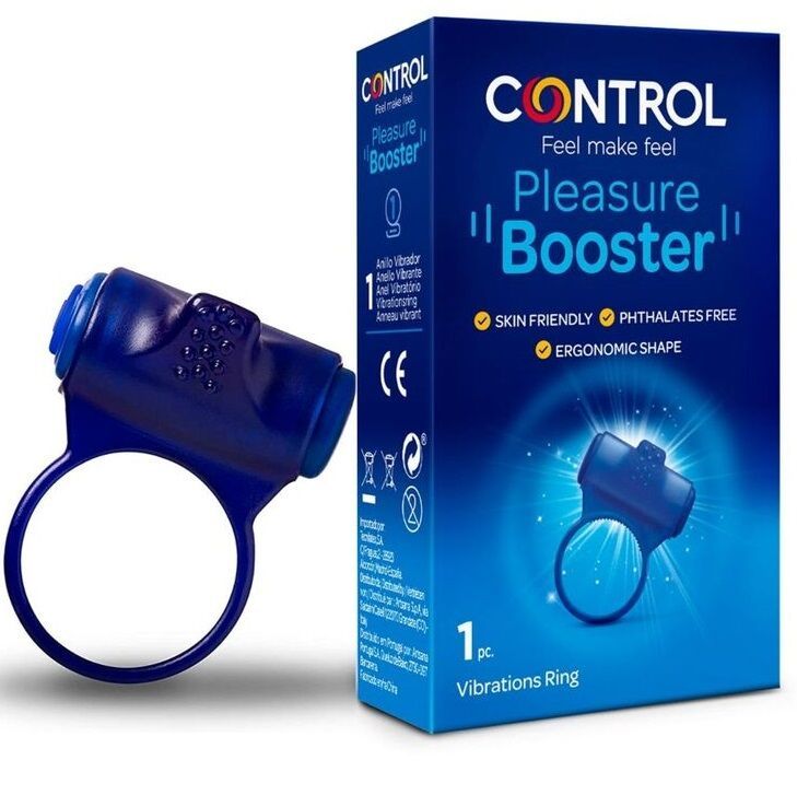 Control - Amplificatore del piacere Anello di vibrazione per la stimolazione coppia 1 St